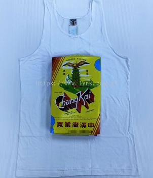 PAGODA WHITE SINGLET 6 IN 1