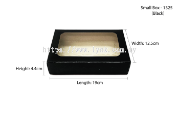 SMALL BOX-1325 BLACK