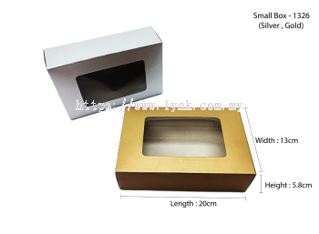 SMALL BOX-1326 GOLD,SILVER