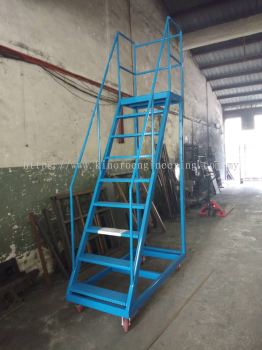 Ladder Trolley ST8 | Platform Ladder | Ladder Cart | Warehouse Ladder | Mobile Ladder