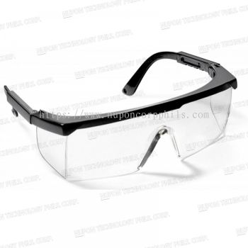 Series 46 Safety Eyewear / Black Frame/Hard Coated Clear Lens
