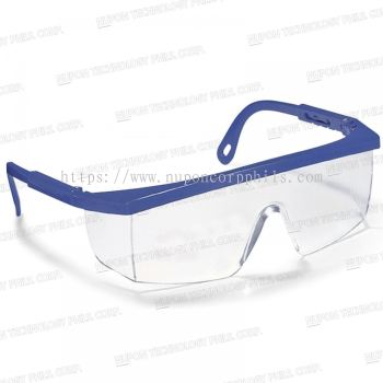 Series 46 Safety Eyewear / Blue Frame/Hard Coated Clear Lens