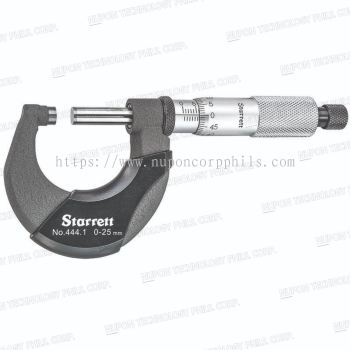 STARRETT 444.1MXRL-25 Outside Micrometer