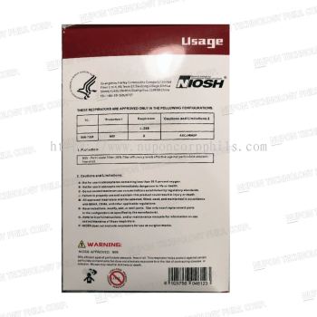 NIOSH Certified N95 Mask Harley L 288