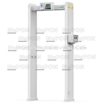 Walk Through Metal Detector with Temperature Measurement