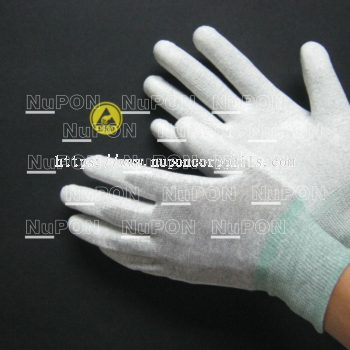 Carbon Knitted  PU Palm Coated Gloves