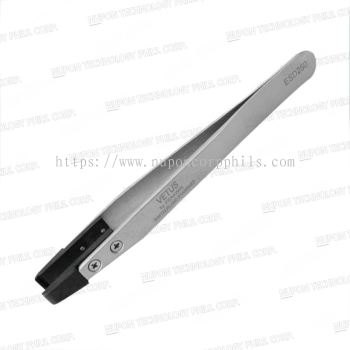 ESD-250 ESD Replaceable Tip Stainless Steel Tweezers