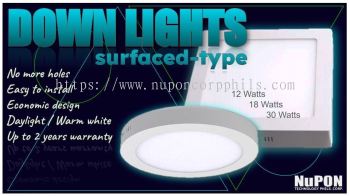 LED Downlight - 12W / 18W / 30W (Round and Square Type)