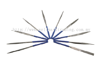 10Pc Precision Diamond Needle File-Set