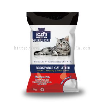 iCat's 5kg Super Premium Cat Litter (IC6009)