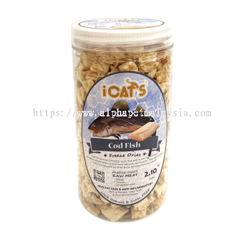 Icat's Freeze Dried Pet Treat - Cod Fish ( 30G | 60G )