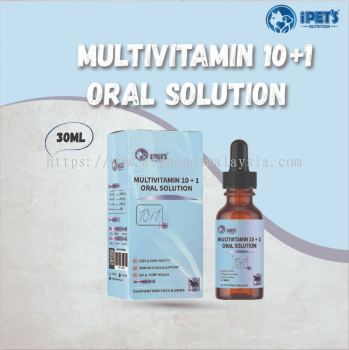 iPet's Multivitamin 10 + 1 Oral Solution (30ML)