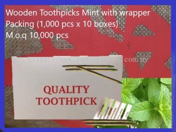 TOOTHPICK WRAPPER WITH MINTED (10,000 PCS)