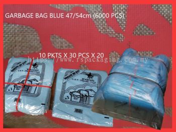 47/54cm BLUE GARBAGE BAG (+-6000 PCS)