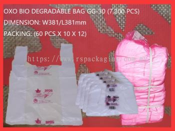 GG-30 OXO BIO DEGRADABLE BAG (+-7,200 PCS)