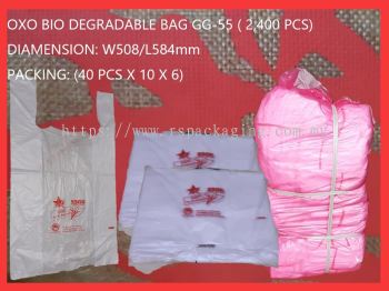 GG-55 OXO BIO DEGRADABLE BAG (+-2,400 PCS)