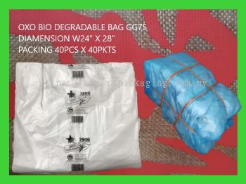 GG-75 OXO BIO DEGRADABLE BAG (+-1,600 PCS)