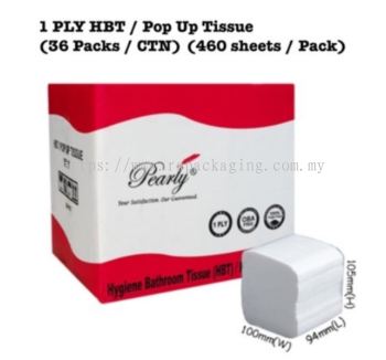 1 Ply Pop-up Tissue Pulp (460 pcs x 36 pack) x 2