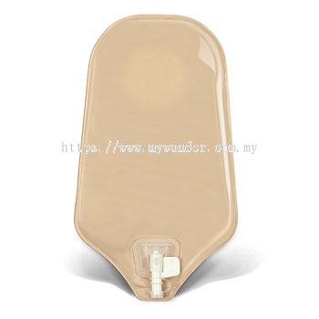 CONVATEC SURFIT NATURA UROSTOMY POUCH WITH ACCUSEAL TAP. TRANSPARENT (BOX OF 10)