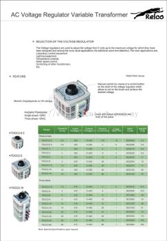 AC Voltage Regulator Variable Transformer