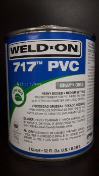 WELD-ON 717 PVC SOLVENT CEMENT