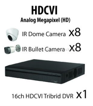 1200 Series (1080P) HDCVI BELCO 16 Channel 1080P Full HD Package