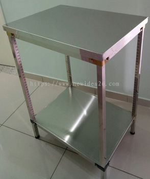 Solid shelf bolted adjustable racking