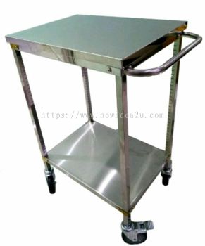 NIE cubic solid shelf push cart 