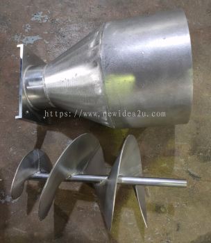 Stainless steel sprial pot