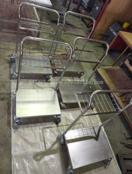 customize stainless steel production trolley