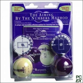 AIMING BY THE NUMBER METHOD BALL SET