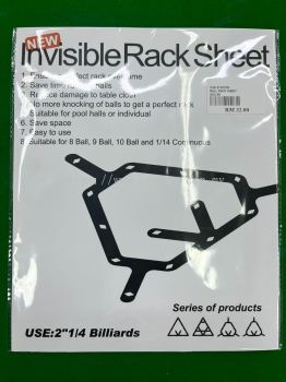 INVISIBLE RACK SHEET 8, 9, 10 BALL