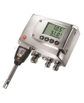 testo 6681 - Temperature/humidity transmitter for critical applications