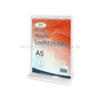 S207 Acrylic Leaflet Holder A5 T Shape