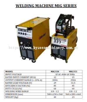 WELDING MACHINE MiG325 - 355