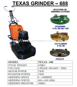 TEXAS-688 FLOOR GRINDER