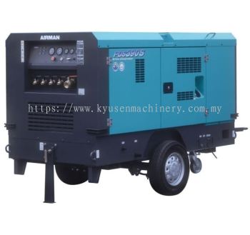 Rental Airmaan Air Compressor Portable Series PDS390S-4B1