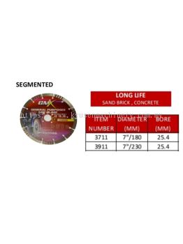 GMX Diamond Saw Blade Segmented Dry 7"/9"