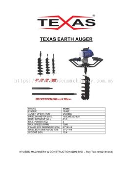 TEXAS Earth Auger V630A