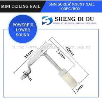 SHENG DI OU Mini Screw Mount Nail 