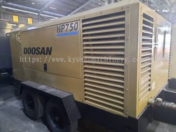 Doosan Portable Compressor HP750WCU-T2 Diesel Engine Fully Reconditioned 