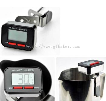 TIAMO Digital Thermometer Electronic Thermometer Milk Foam Coffee Tea Liquid HK0442
