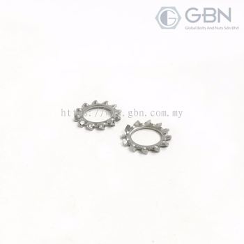 External Tooth Lock Washers DIN 6797 (A)