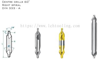 HSS Cobolt Centre Drill 60 Degree 