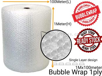 Bubble Wrap 1ply 1mx100meter