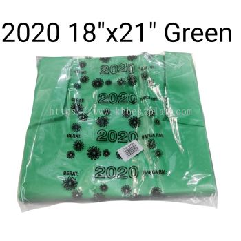 2020 18"x21" Green