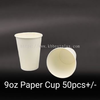 9oz Paper Cup 50pcs+/-