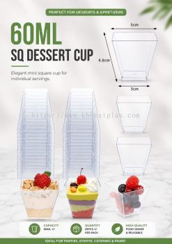 60ML SQUARE DESSERT CUP