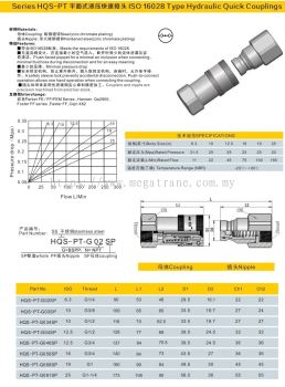 SPECIAL COUPLER SERIES - ISO 16028 COUPLER