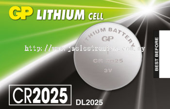 GP LITHIUM COINS CELLS BATTERY ,3V CR2025-7C5
